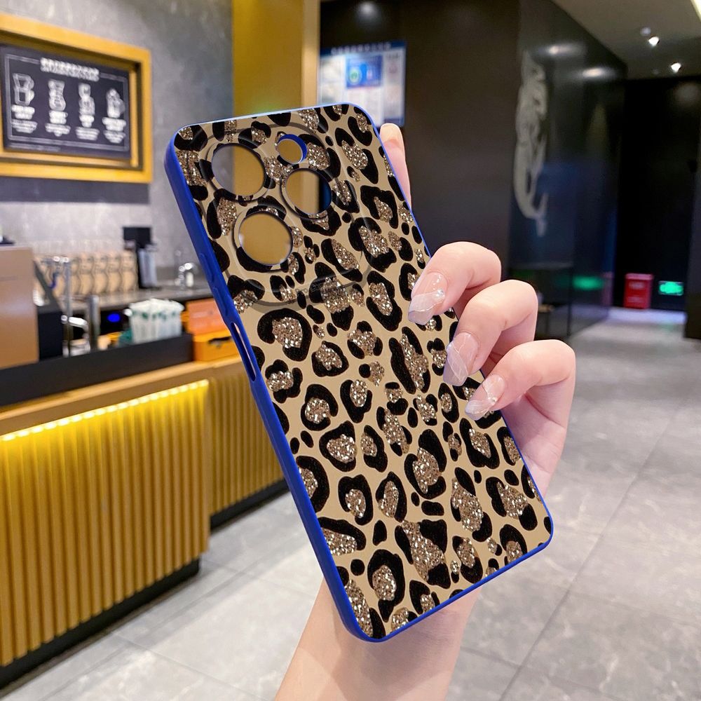 For Infinix Hot 50i 40i 40 Pro Note 12 G96 30 Hot 20 Play 12i 30i 20i 10S 11 Play 11S 10i Smart 8 9 5 Colorful Leopard Print Full Protective Case Anti Drop Cover