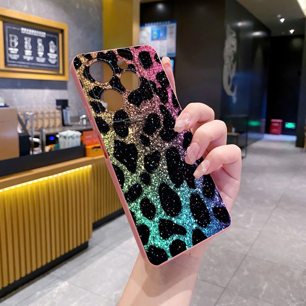 For Infinix Hot 50i 40i 40 Pro Note 12 G96 30 Hot 20 Play 12i 30i 20i 10S 11 Play 11S 10i Smart 8 9 5 Colorful Leopard Print Full Protective Case Anti Drop Cover