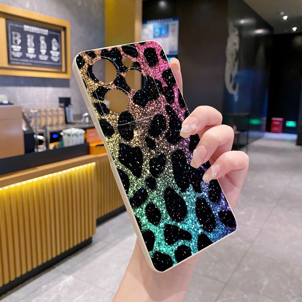 For Infinix Hot 50i 40i 40 Pro Note 12 G96 30 Hot 20 Play 12i 30i 20i 10S 11 Play 11S 10i Smart 8 9 5 Colorful Leopard Print Full Protective Case Anti Drop Cover