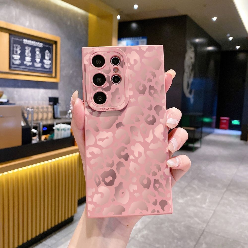 For Samsung Galaxy S24 S23 Ultra S22 Plus Note 20 S21 FE S20 Gradient Leopard Full Protective Case Anti Drop Cover