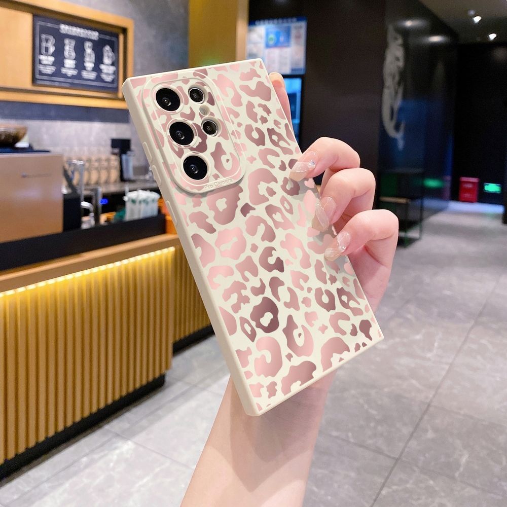 For Samsung Galaxy S24 S23 Ultra S22 Plus Note 20 S21 FE S20 Gradient Leopard Full Protective Case Anti Drop Cover