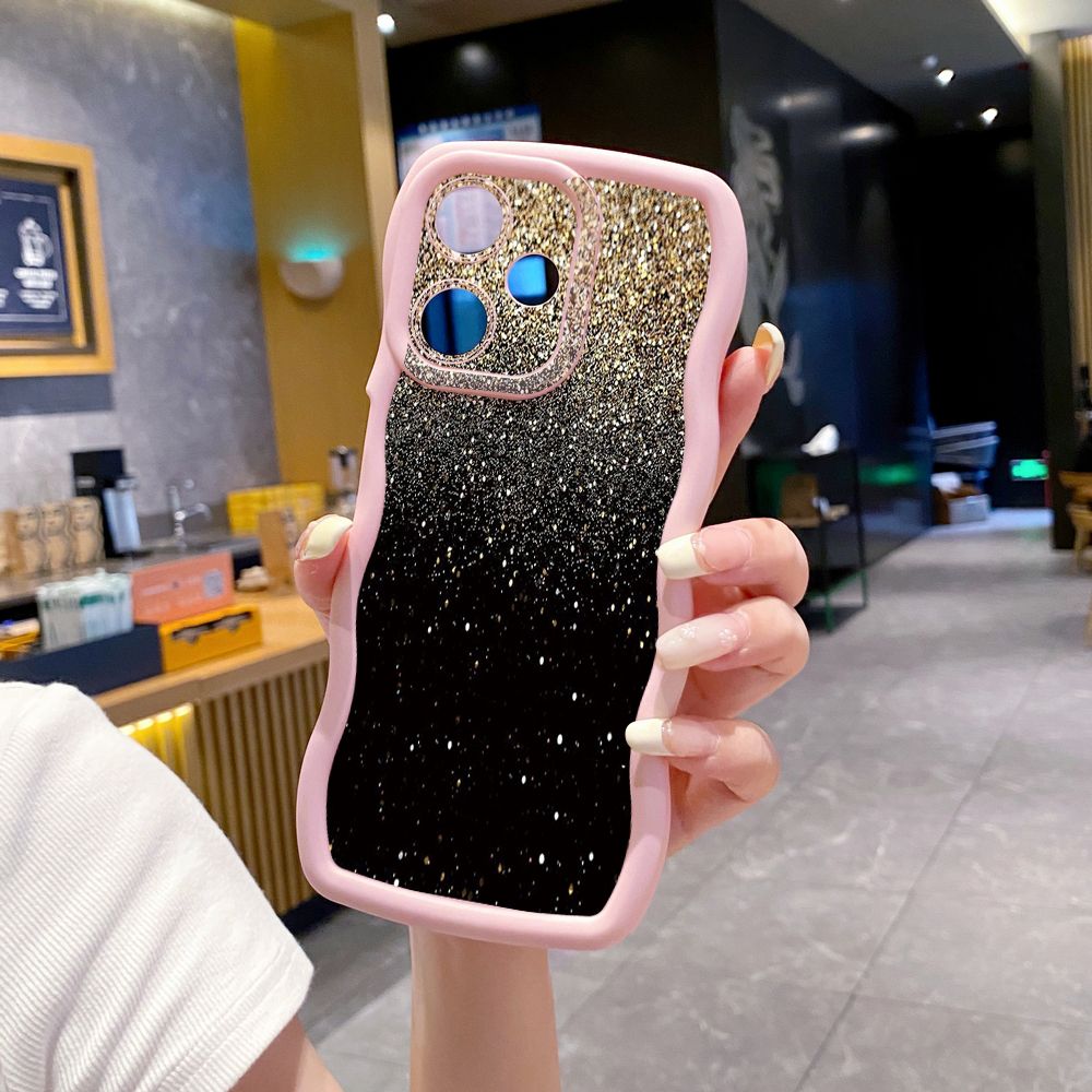 For Infinix Hot 40i 40 Pro Note 30 Play Smart 8 Pro 9 10 Play Lite Luxury Colorful Wave Frame Phone Case Anti Drop Cover