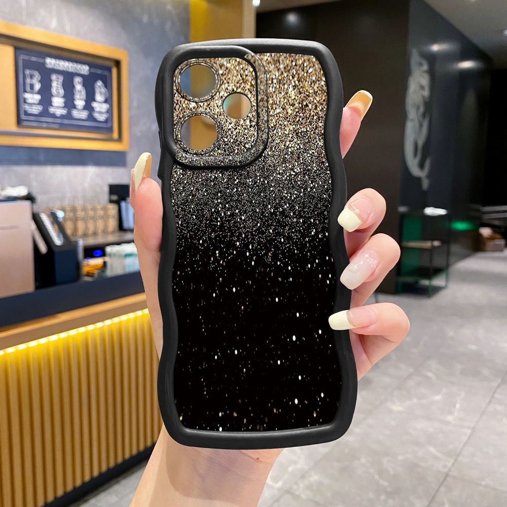 For Infinix Hot 40i 40 Pro Note 30 Play Smart 8 Pro 9 10 Play Lite Luxury Colorful Wave Frame Phone Case Anti Drop Cover