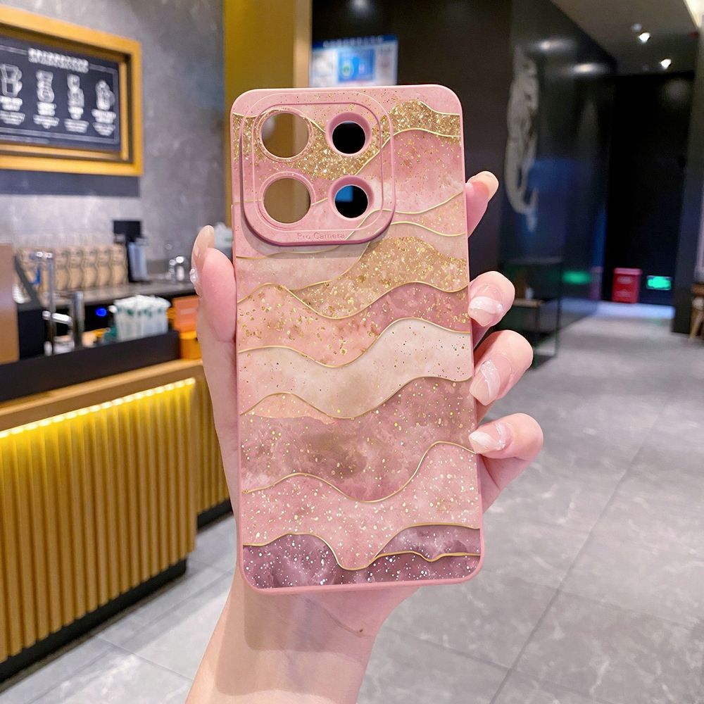For Xiaomi Redmi Note 13 12 Pro 5G 12S 11S 13C A1 10 Pro 4G 10S Redmi 10C 9C Wave Marble Full Protective Case Anti Drop Cover