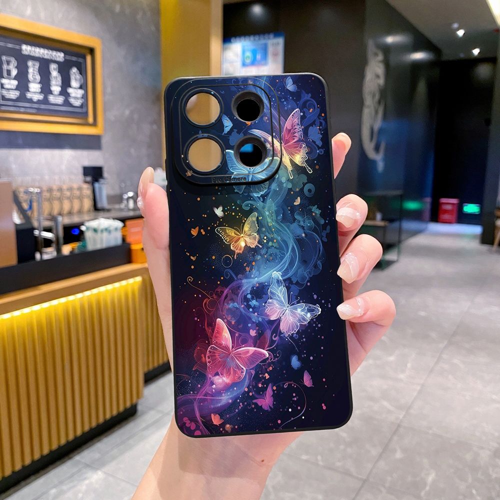 For Xiaomi Redmi Note 13 12 Pro 5G 12S 11S 13C A1 10 Pro 4G 10S Redmi 10C 9C Luxury Butterfly Full Protective Case Anti Drop Cover