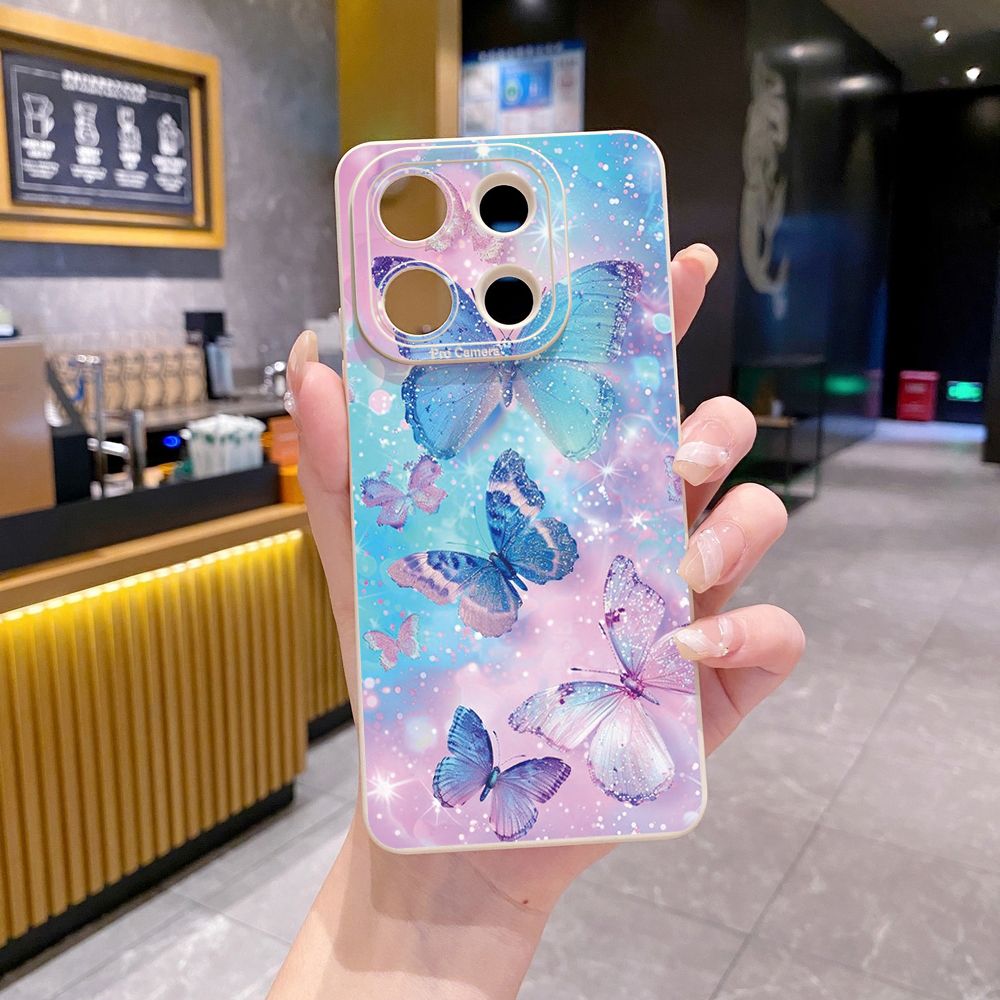 For Xiaomi Redmi Note 13 12 Pro 5G 12S 11S 13C A1 10 Pro 4G 10S Redmi 10C 9C Luxury Butterfly Full Protective Case Anti Drop Cover