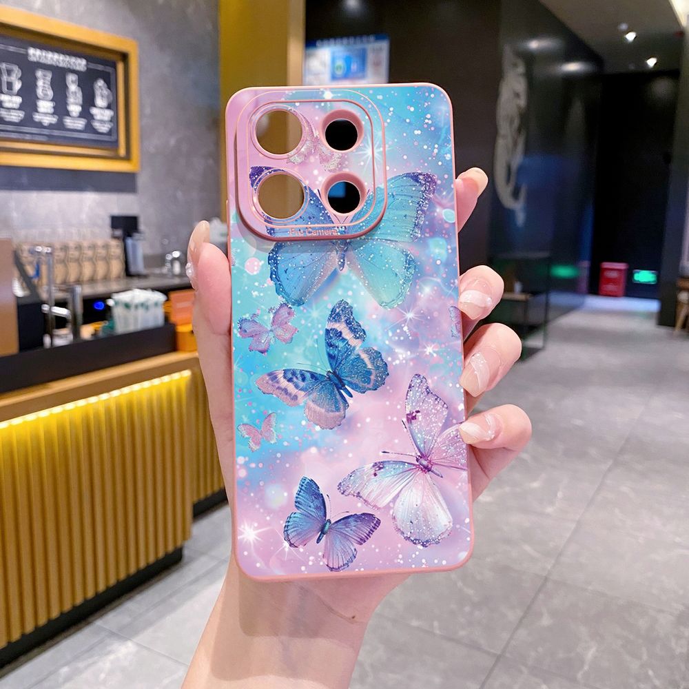 For Xiaomi Redmi Note 13 12 Pro 5G 12S 11S 13C A1 10 Pro 4G 10S Redmi 10C 9C Luxury Butterfly Full Protective Case Anti Drop Cover