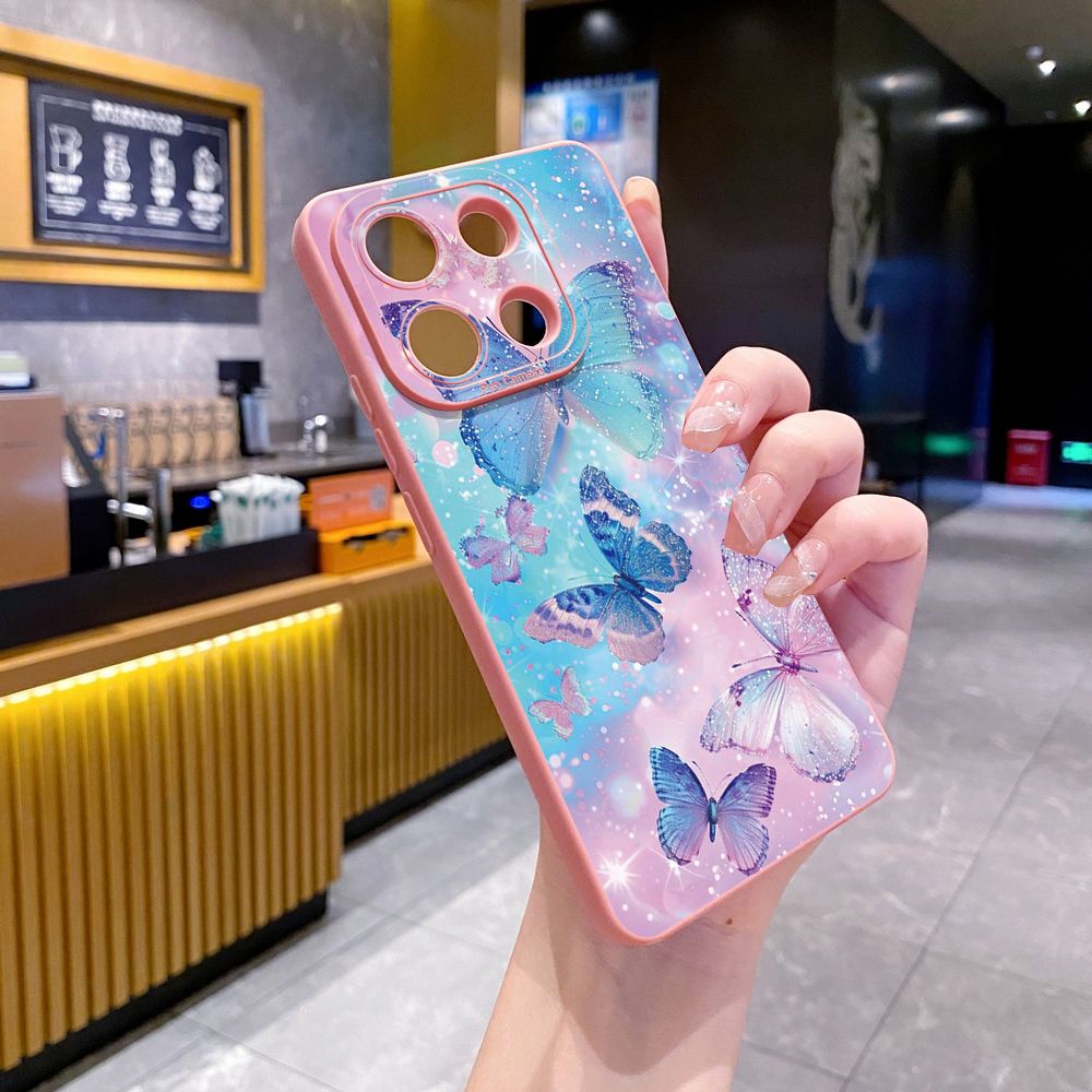 For Xiaomi Redmi Note 13 12 Pro 5G 12S 11S 13C A1 10 Pro 4G 10S Redmi 10C 9C Luxury Butterfly Full Protective Case Anti Drop Cover