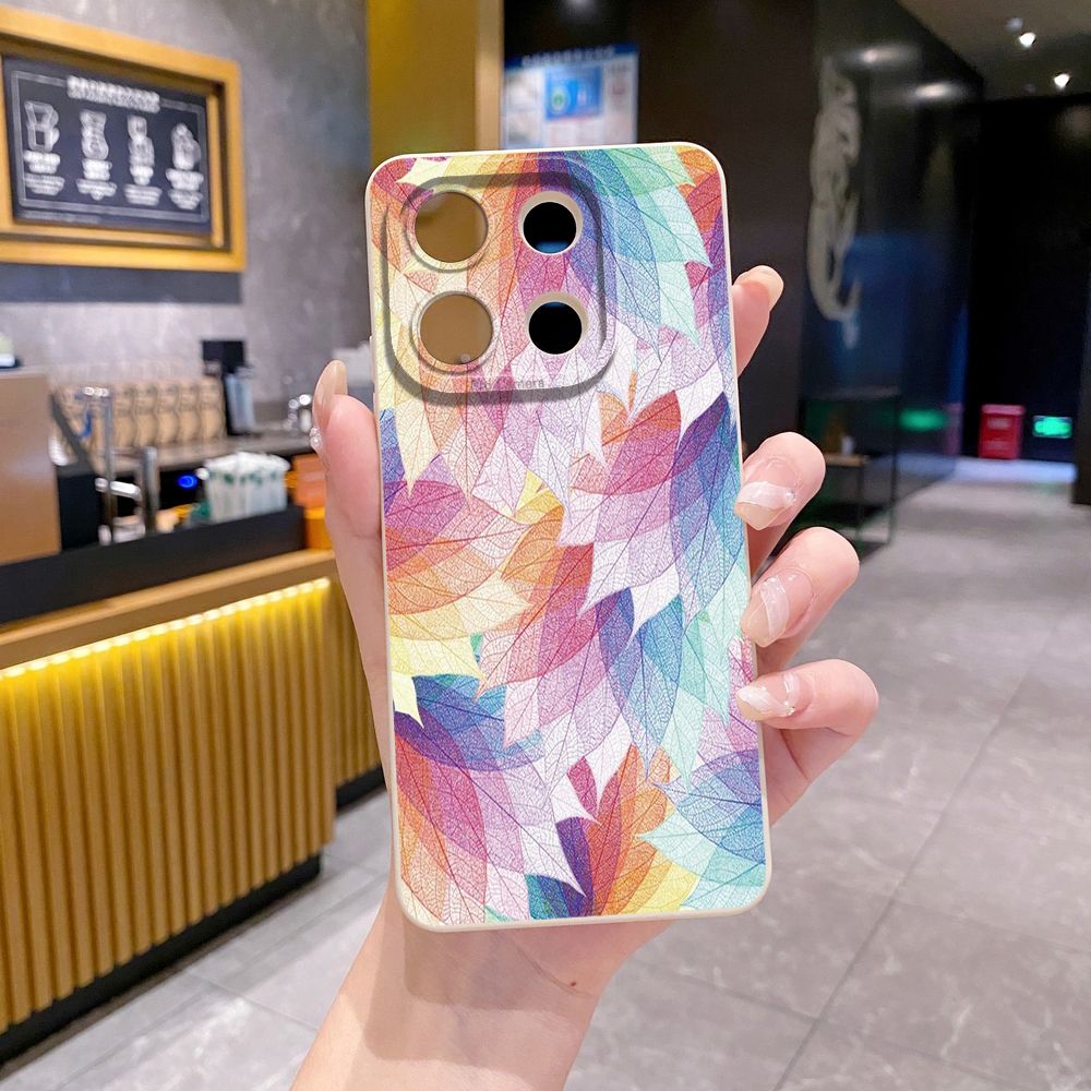 For Xiaomi Redmi Note 13 12 Pro 5G 12S 11S 13C A1 10 Pro 4G 10S Redmi 10C 9C Luxury Leaves Full Protective Case Anti Drop Cover
