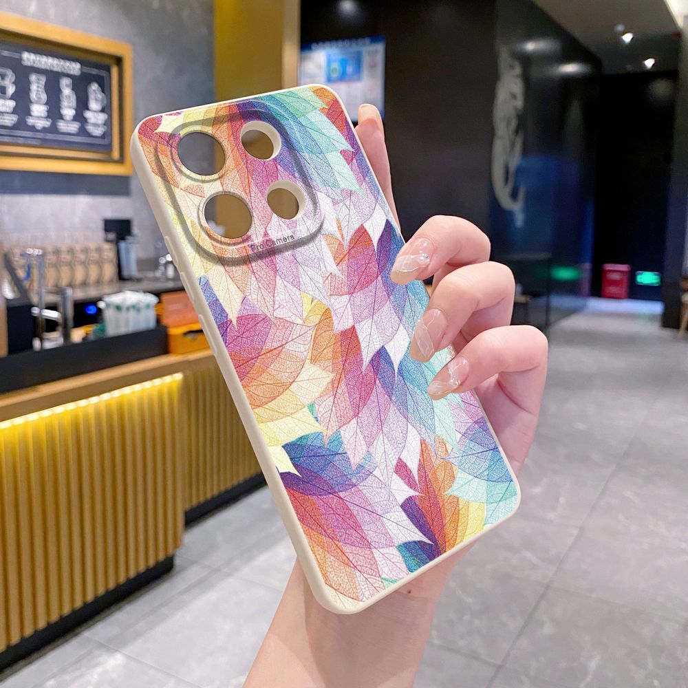For Xiaomi Redmi Note 13 12 Pro 5G 12S 11S 13C A1 10 Pro 4G 10S Redmi 10C 9C Luxury Leaves Full Protective Case Anti Drop Cover