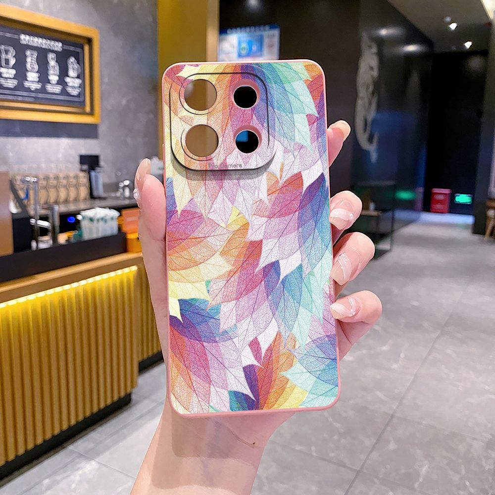 For Xiaomi Redmi Note 13 12 Pro 5G 12S 11S 13C A1 10 Pro 4G 10S Redmi 10C 9C Luxury Leaves Full Protective Case Anti Drop Cover