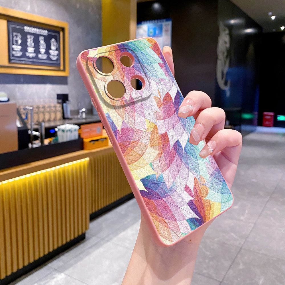 For Xiaomi Redmi Note 13 12 Pro 5G 12S 11S 13C A1 10 Pro 4G 10S Redmi 10C 9C Luxury Leaves Full Protective Case Anti Drop Cover