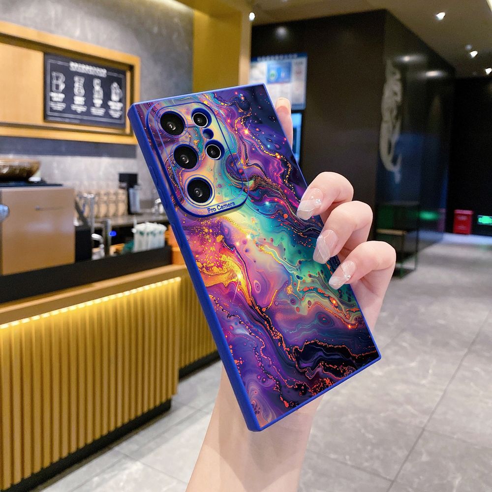 For Samsung Galaxy S24 S23 Ultra S22 Plus Note 20 S21 FE S20 Luxury Marble Full Protective Case Anti Drop Cover