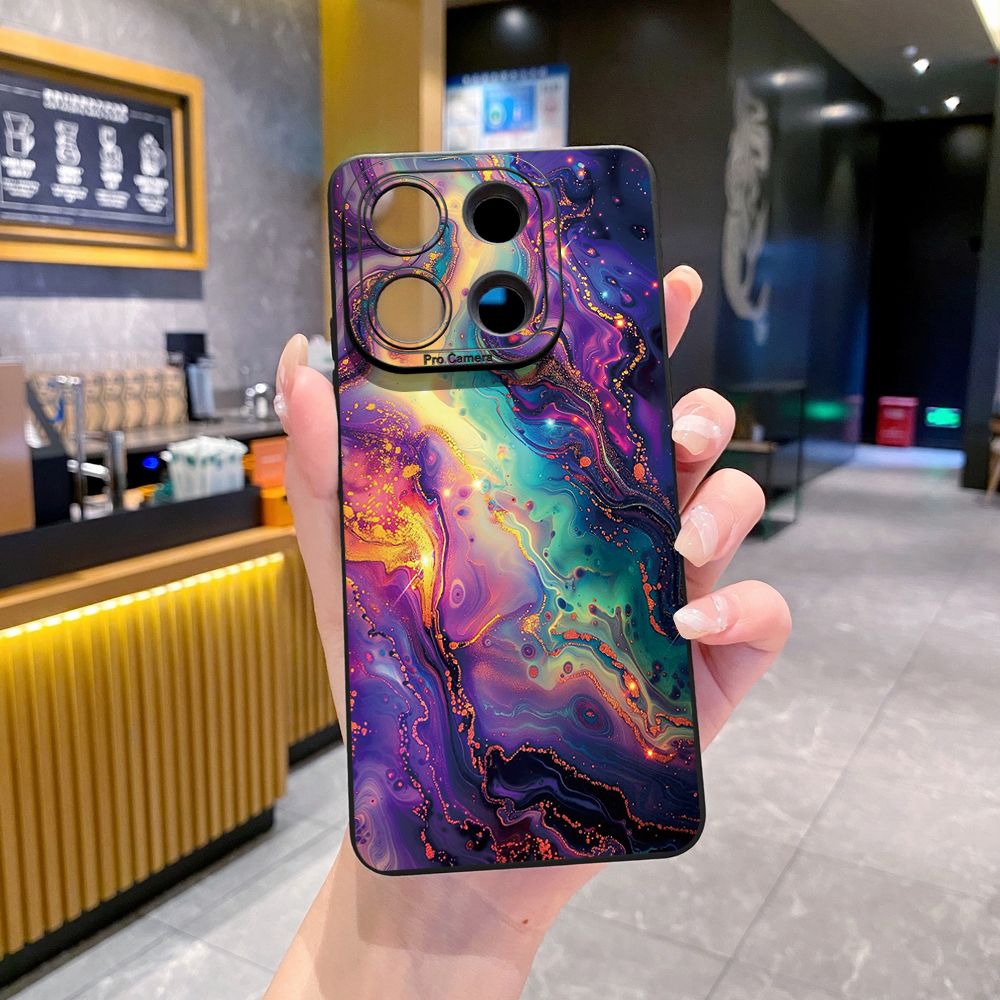 For Xiaomi Redmi Note 13 12 Pro 5G 12S 11S 13C A1 10 Pro 4G 10S Redmi 10C 9C Luxury Marble Full Protective Case Anti Drop Cover