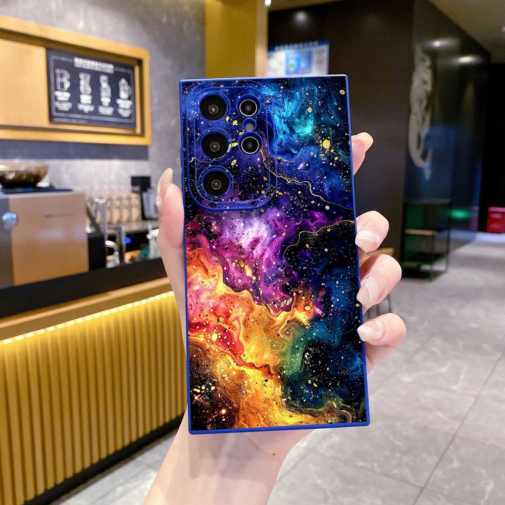 For Samsung Galaxy S24 S23 Ultra S22 Plus Note 20 S21 FE S20 Graient Color Luxury Full Protective Case Anti Drop Cover