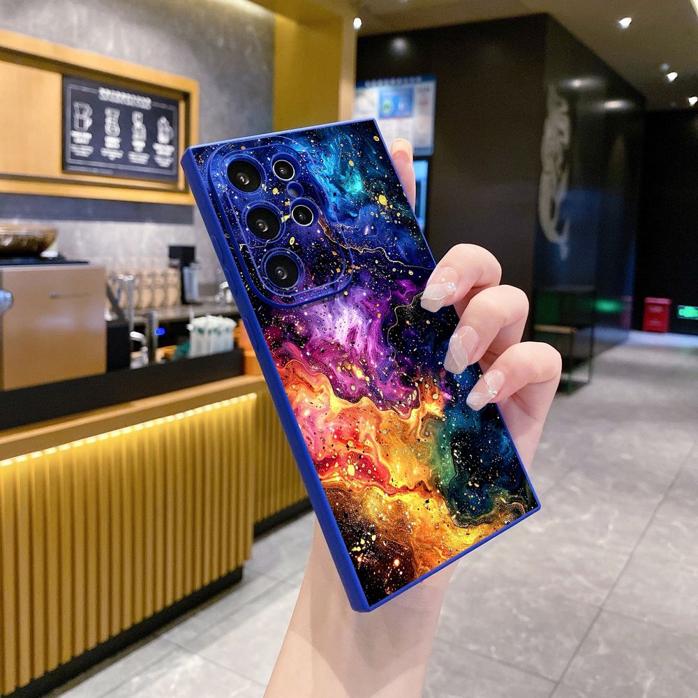 For Samsung Galaxy S24 S23 Ultra S22 Plus Note 20 S21 FE S20 Graient Color Luxury Full Protective Case Anti Drop Cover