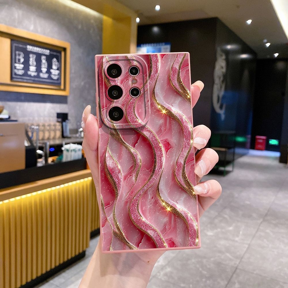 For Samsung Galaxy S24 S23 Ultra S22 Plus Note 20 S21 FE S20 Colorful Flame Full Protective Case Anti Drop Cover