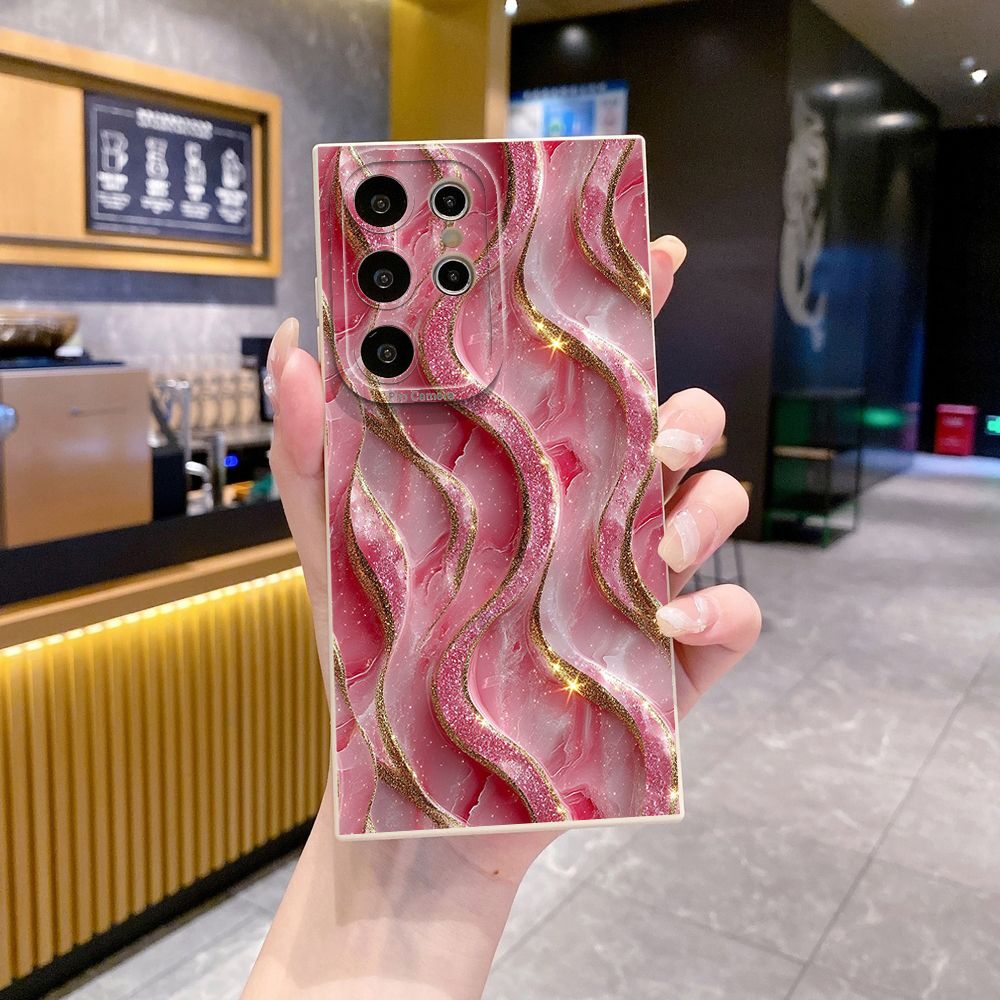 For Samsung Galaxy S24 S23 Ultra S22 Plus Note 20 S21 FE S20 Colorful Flame Full Protective Case Anti Drop Cover