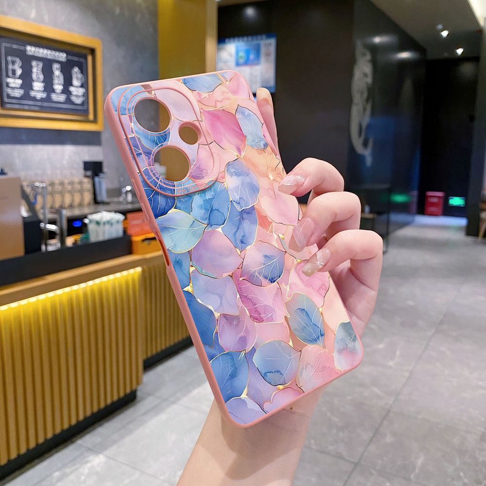 For VIVO Y28 Y03 Y18 Y17S Y27 Y15A Y15S Y02S Y02A Y36 Y33S Y12S Y12A Y01 Y1S Y20A Y22 Luxury Leaves Full Protective Case Anti Drop Cover