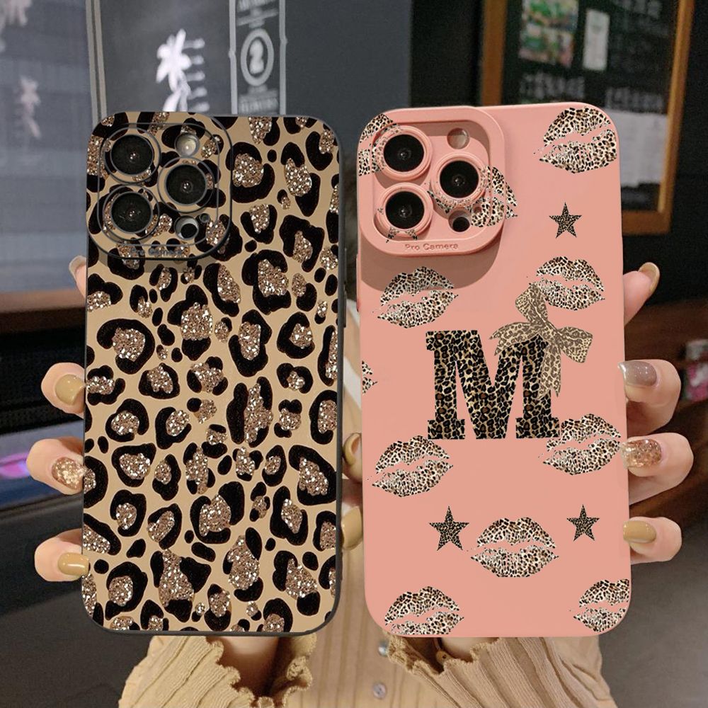 For iPhone 16 Pro Max 14 Plus 13 Pro Max 12 11 XR 8 7 SE 2022 XS Max Retry Leopard Full Protective Case Anti Drop Cover
