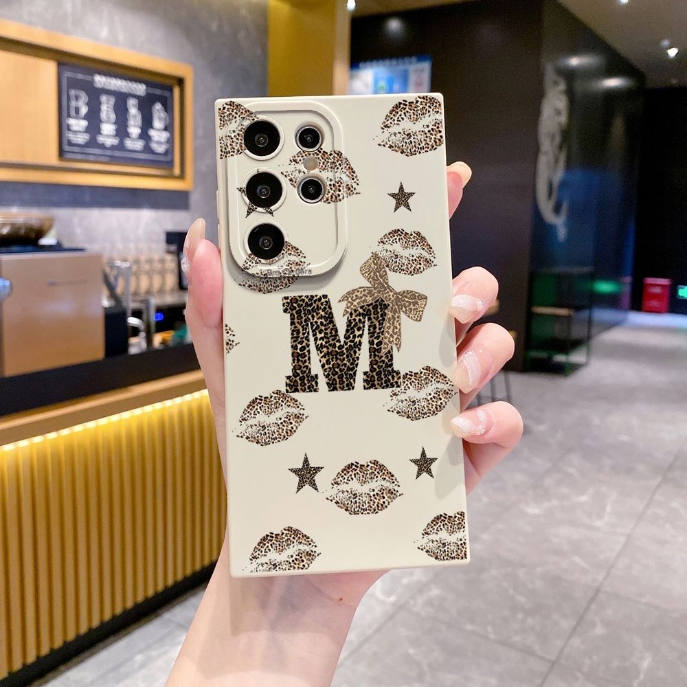 For Samsung Galaxy S24 S23 Ultra S22 Plus Note 20 S21 FE S20 Retry Leopard Full Protective Case Anti Drop Cover