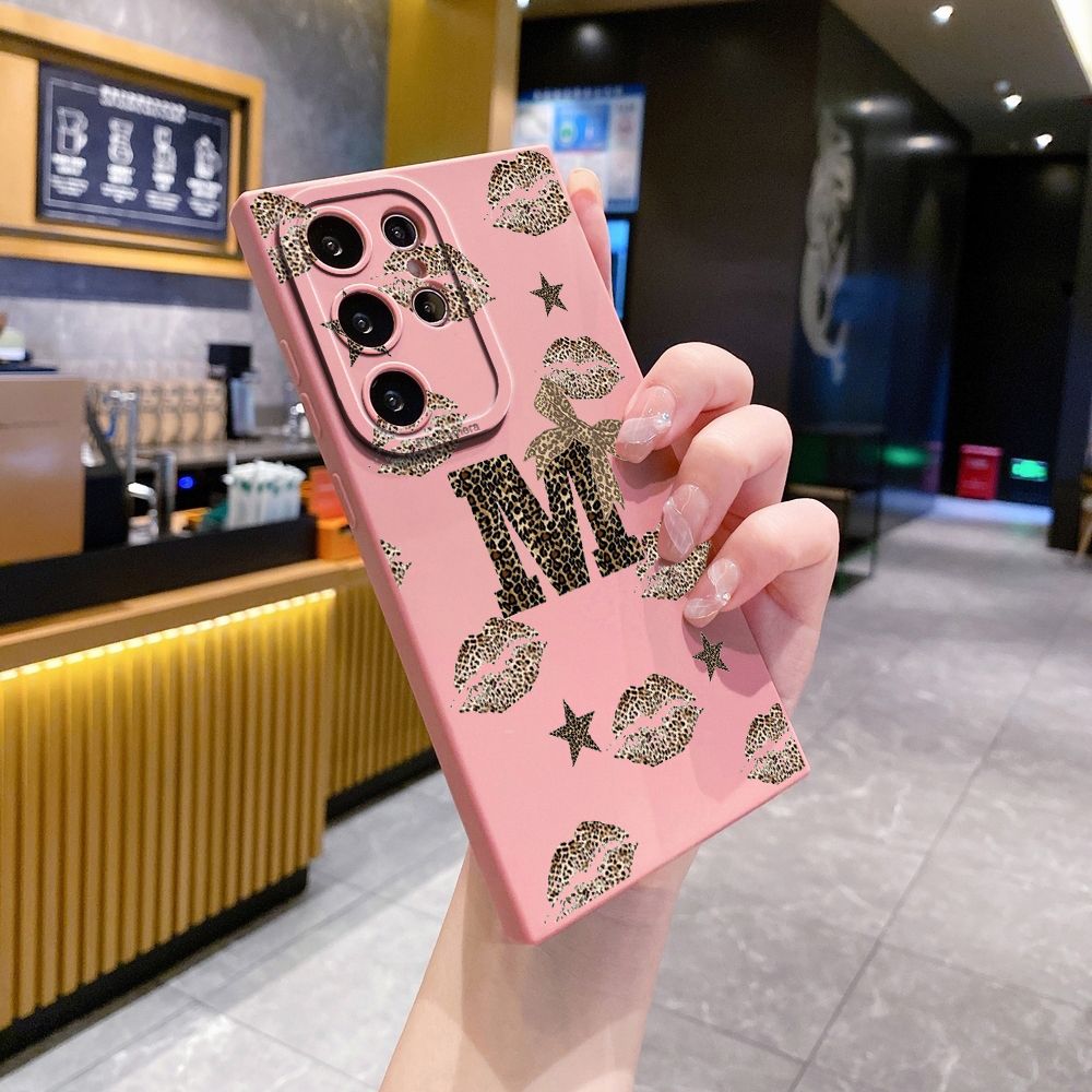 For Samsung Galaxy S24 S23 Ultra S22 Plus Note 20 S21 FE S20 Retry Leopard Full Protective Case Anti Drop Cover