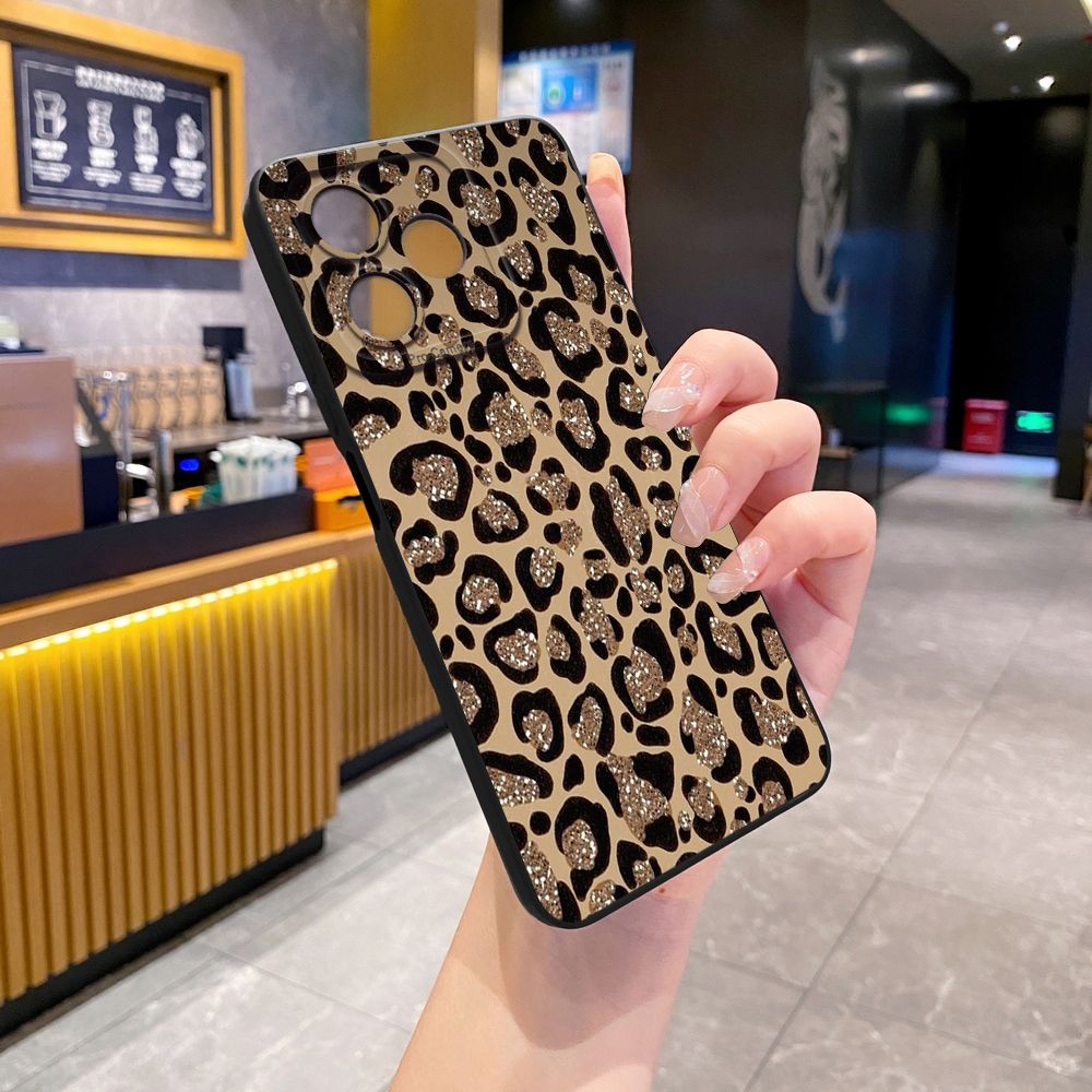 For Realme C61 C63 C65 C67 C53 C51 Note 50 60 C21 C33 C30 C35 C11 2021 C12 C15 C21Y C25Y Realme 12 13 Retry Leopard Full Protective Case Anti Drop Cover
