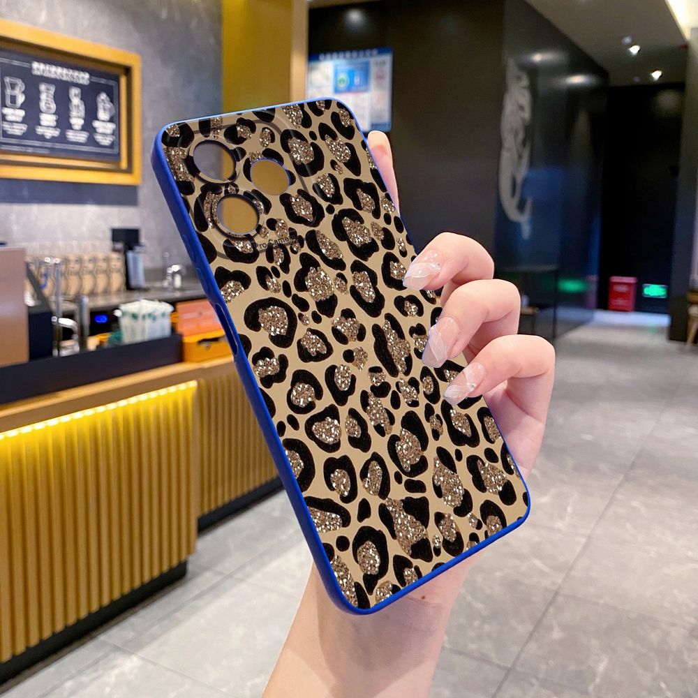 For Realme C61 C63 C65 C67 C53 C51 Note 50 60 C21 C33 C30 C35 C11 2021 C12 C15 C21Y C25Y Realme 12 13 Retry Leopard Full Protective Case Anti Drop Cover