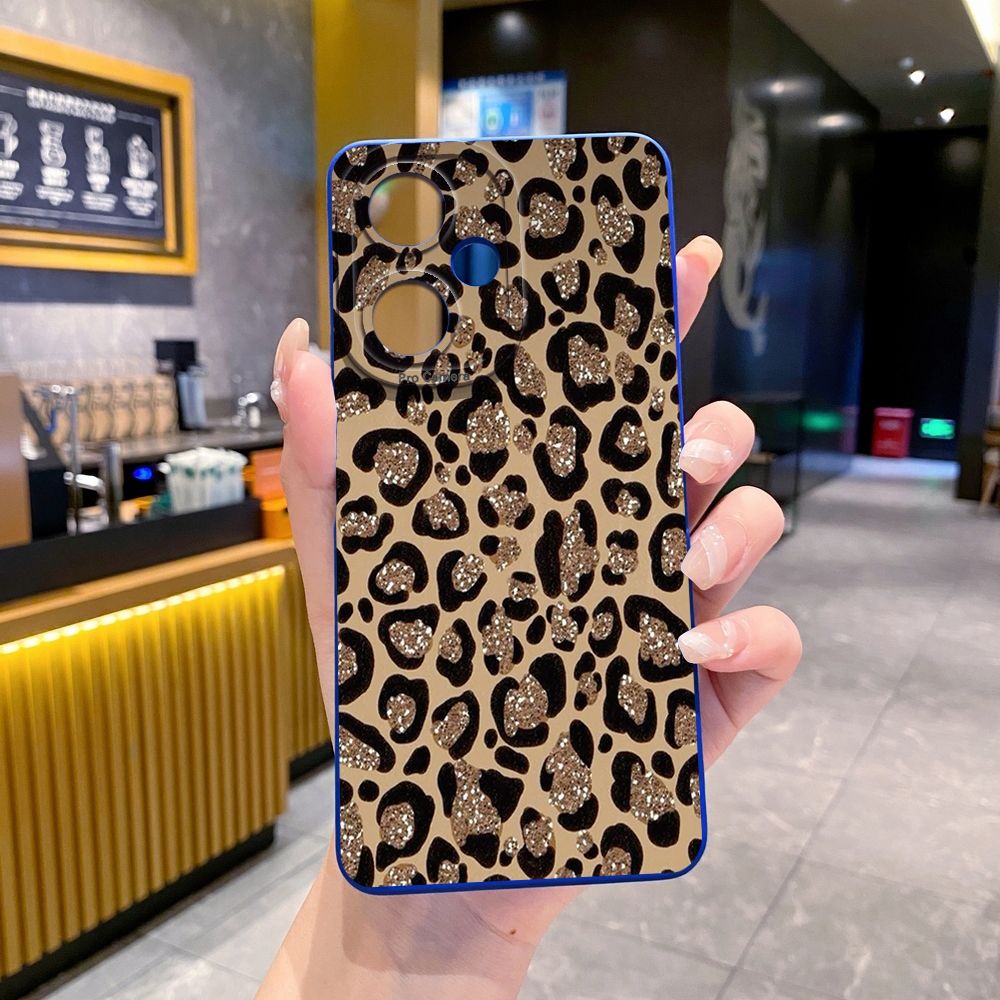 For VIVO Y28 Y03 Y18 Y17S Y27 Y15A Y15S Y02S Y02A Y36 Y33S Y12S Y12A Y01 Y1S Y20A Y22 Retry Leopard Full Protective Case Anti Drop Cover