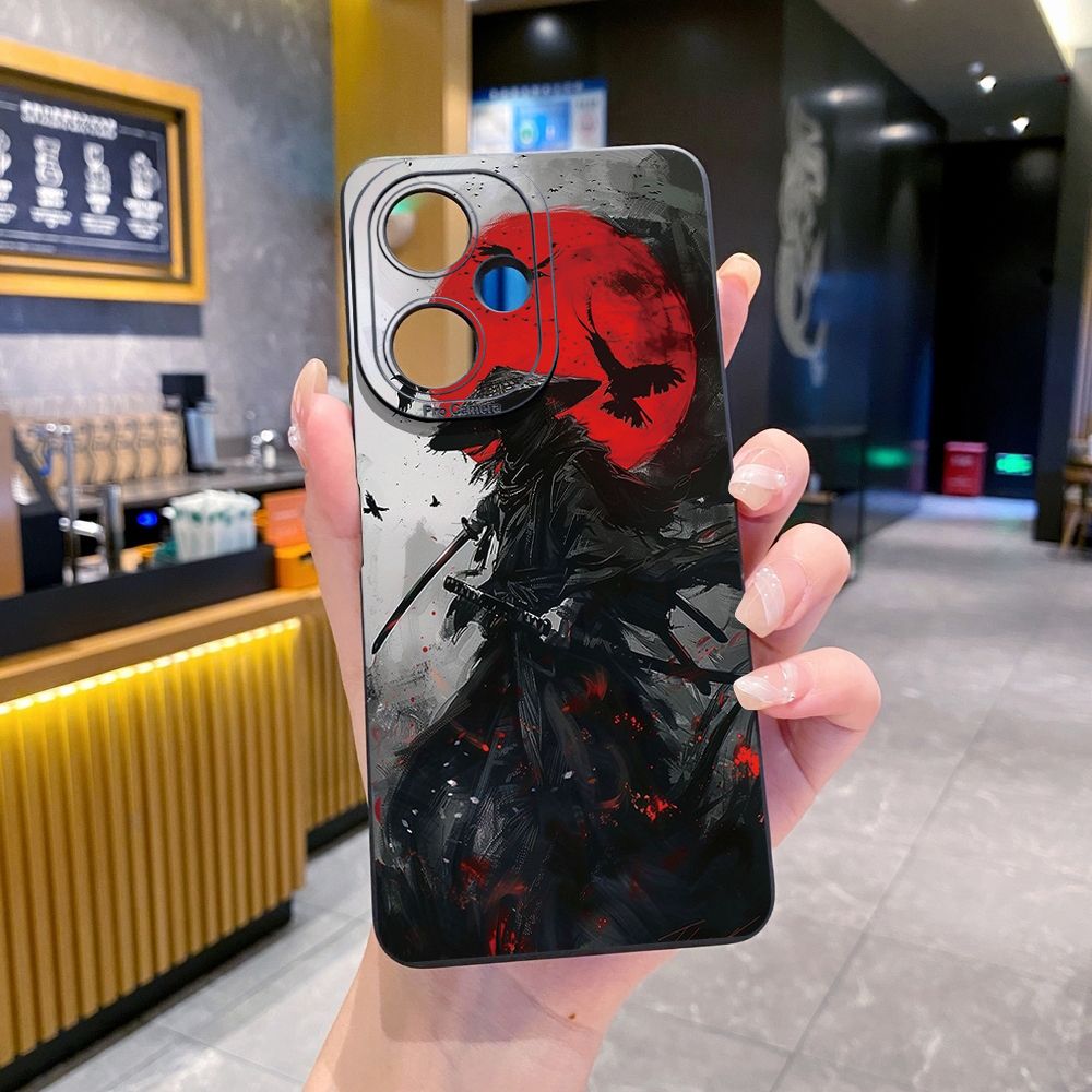 For VIVO Y28 Y03 Y18 Y17S Y27 Y15A Y15S Y02S Y02A Y36 Y33S Y12S Y12A Y01 Y1S Y20A Y22 Sun Swordsman Full Protective Case Anti Drop Cover