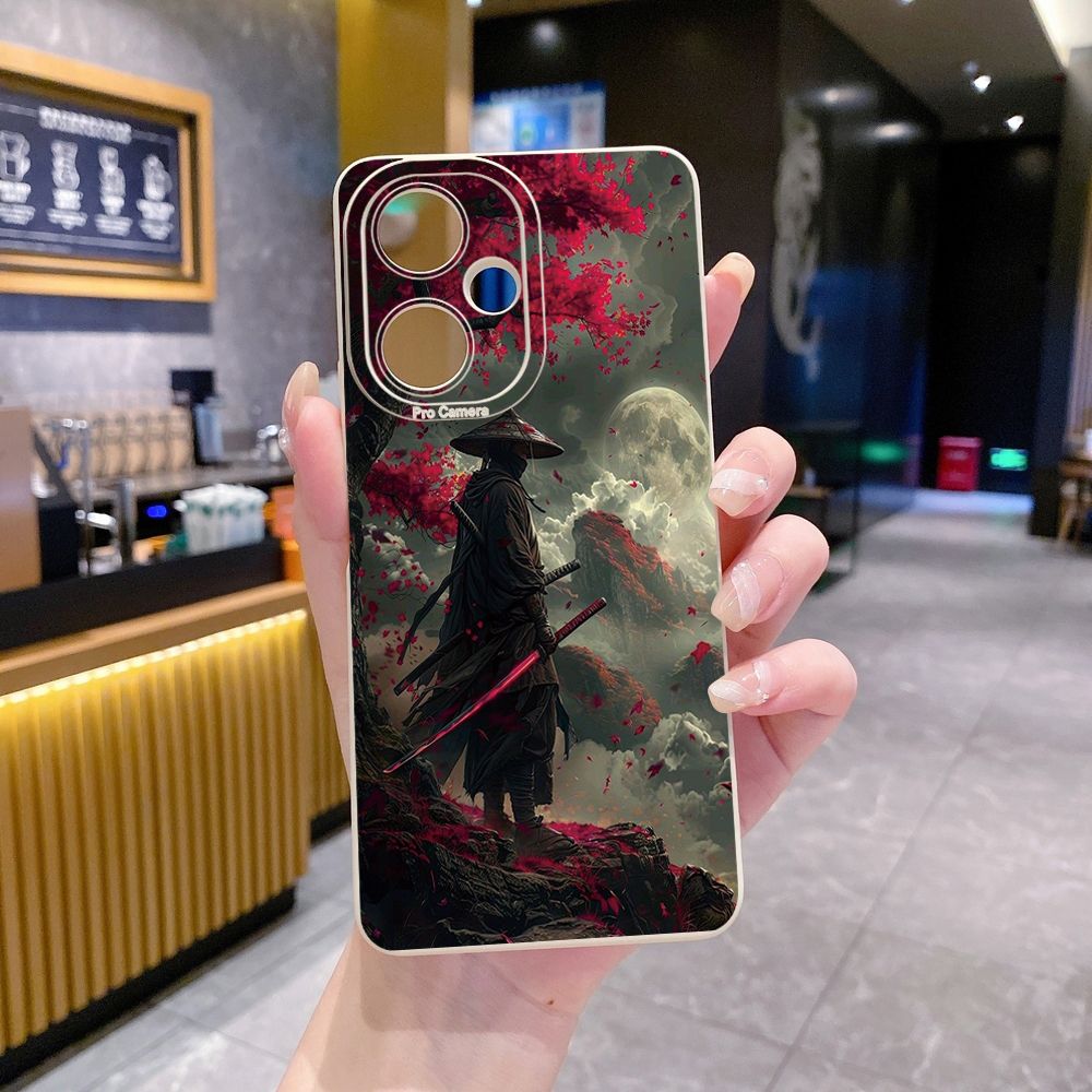 For VIVO Y28 Y03 Y18 Y17S Y27 Y15A Y15S Y02S Y02A Y36 Y33S Y12S Y12A Y01 Y1S Y20A Y22 Sun Swordsman Full Protective Case Anti Drop Cover