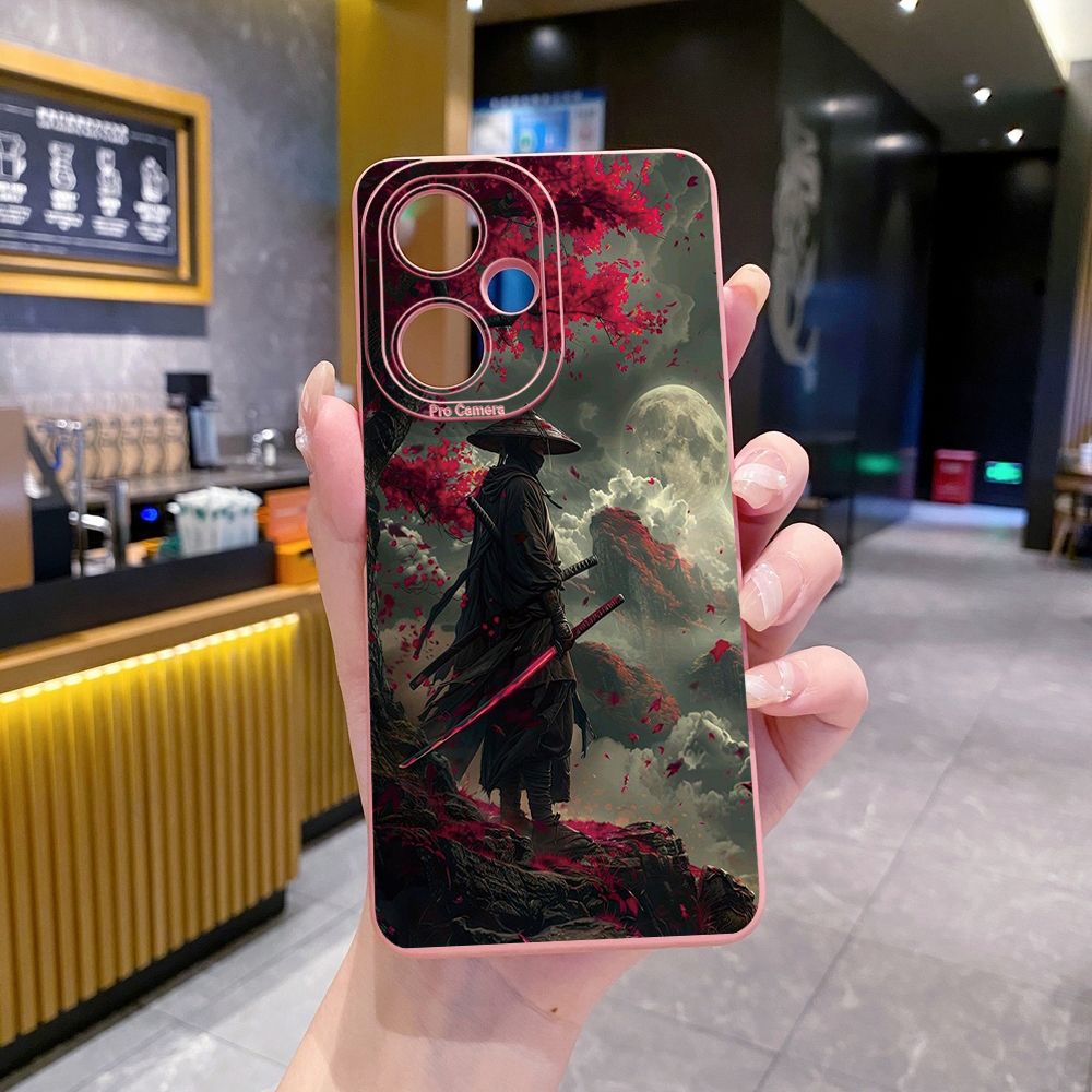 For VIVO Y28 Y03 Y18 Y17S Y27 Y15A Y15S Y02S Y02A Y36 Y33S Y12S Y12A Y01 Y1S Y20A Y22 Sun Swordsman Full Protective Case Anti Drop Cover
