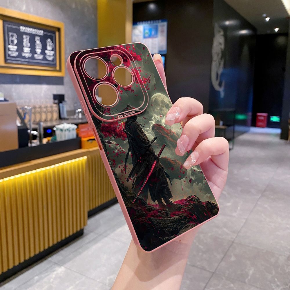 For Infinix Hot 50i 40i 40 Pro Note 12 G96 30 Hot 20 Play 12i 30i 20i 10S 11 Play 11S 10i Smart 8 9 5 Sun Swordsman Full Protective Case Anti Drop Cover