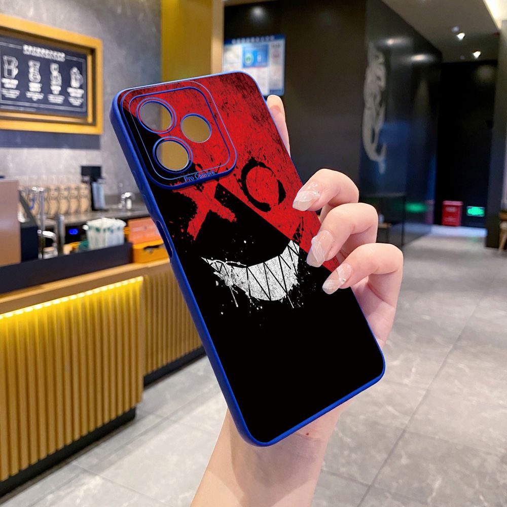 For Realme C61 C63 C65 C67 C53 C51 Note 50 60 C21 C33 C30 C35 C11 2021 C12 C15 C21Y C25Y Realme 12 13 Cute Evil Clown Full Protective Case Anti Drop Cover