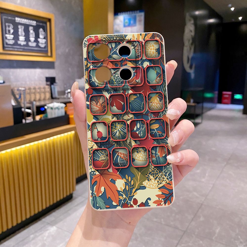 For Xiaomi Redmi Note 13 12 Pro 5G 12S 11S 13C A1 10 Pro 4G 10S Redmi 10C 9C Colorful Plaid Full Protective Case Anti Drop Cover
