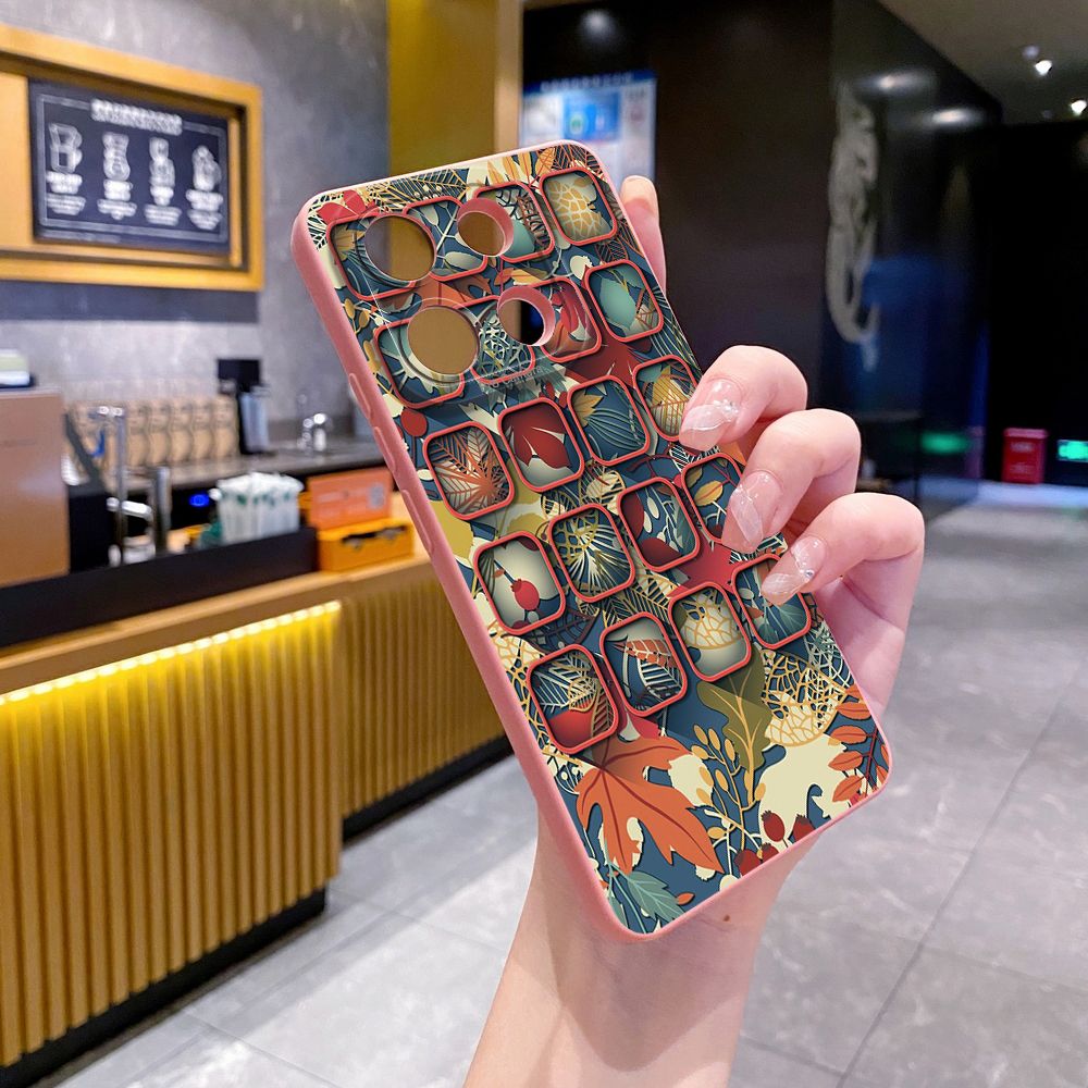 For Xiaomi Redmi Note 13 12 Pro 5G 12S 11S 13C A1 10 Pro 4G 10S Redmi 10C 9C Colorful Plaid Full Protective Case Anti Drop Cover