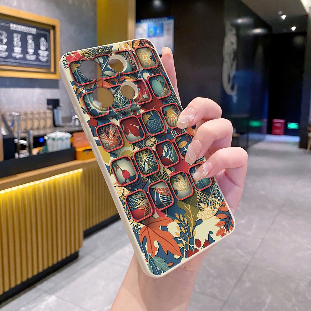 For Xiaomi Redmi Note 13 12 Pro 5G 12S 11S 13C A1 10 Pro 4G 10S Redmi 10C 9C Colorful Plaid Full Protective Case Anti Drop Cover
