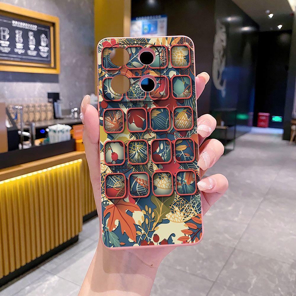 For Xiaomi Redmi Note 13 12 Pro 5G 12S 11S 13C A1 10 Pro 4G 10S Redmi 10C 9C Colorful Plaid Full Protective Case Anti Drop Cover