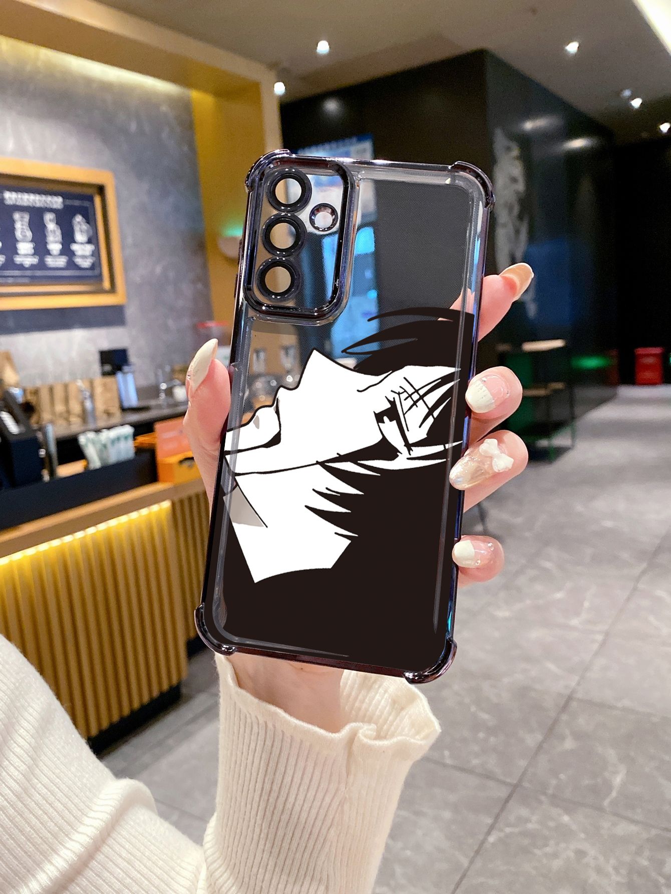For iPhone 16 15 Pro Max 14 Plus 13 12 11 XR 8 7 SE 2022 XS Couple Boy Girl Face Plating Frame Clear Phone Case Anti-shock Cover