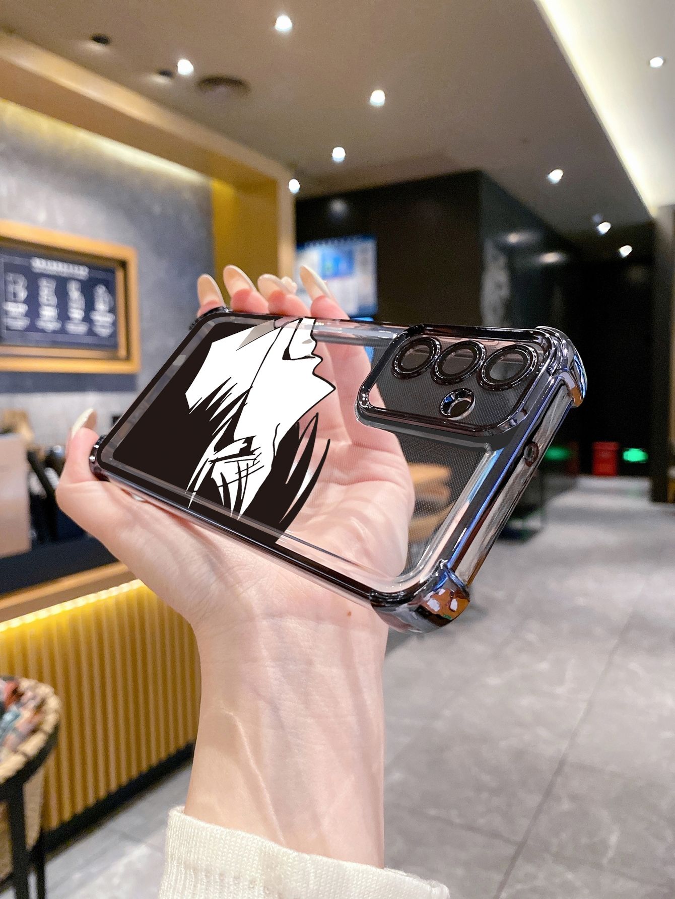For iPhone 16 15 Pro Max 14 Plus 13 12 11 XR 8 7 SE 2022 XS Couple Boy Girl Face Plating Frame Clear Phone Case Anti-shock Cover