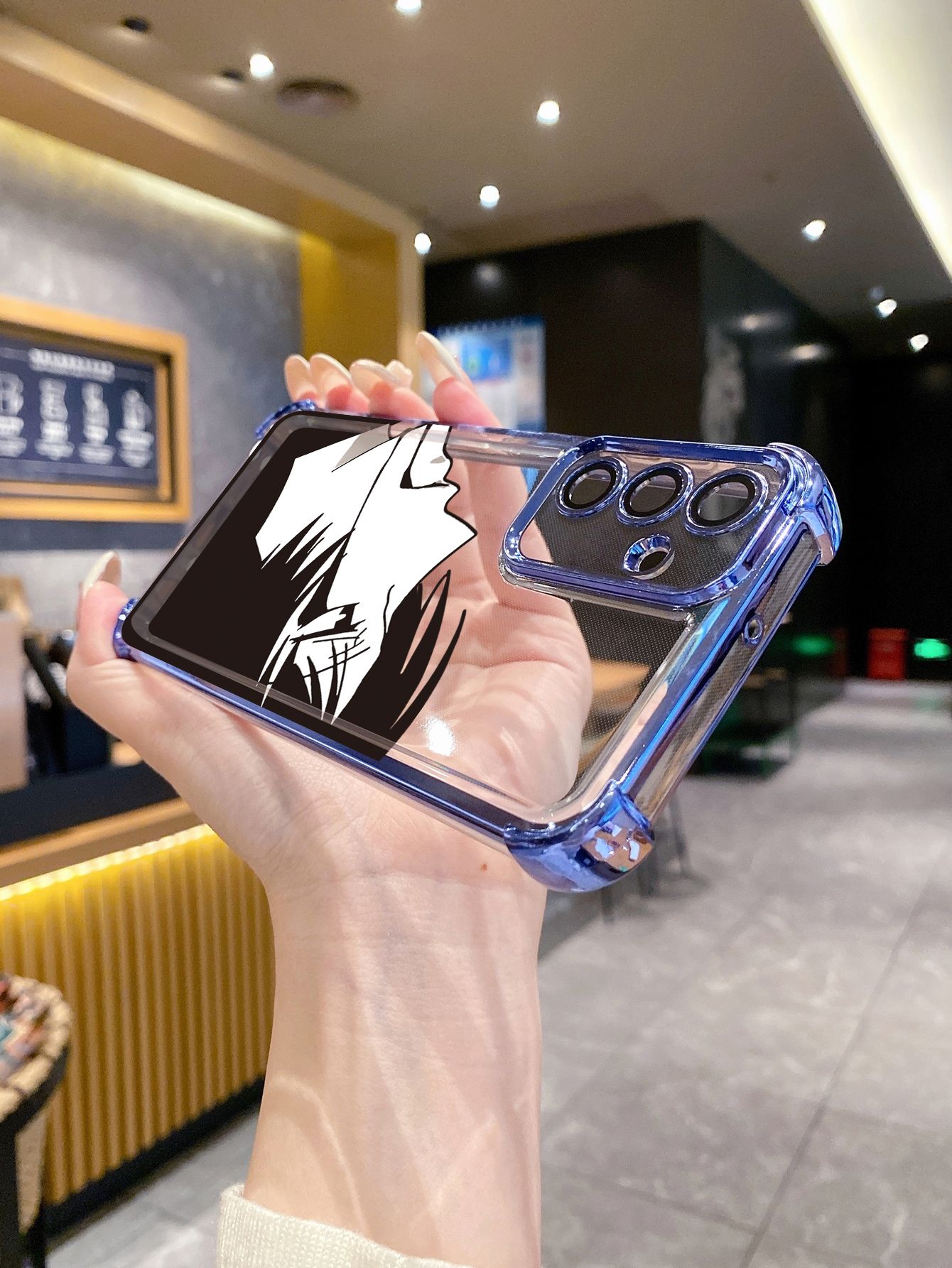 For iPhone 16 15 Pro Max 14 Plus 13 12 11 XR 8 7 SE 2022 XS Couple Boy Girl Face Plating Frame Clear Phone Case Anti-shock Cover