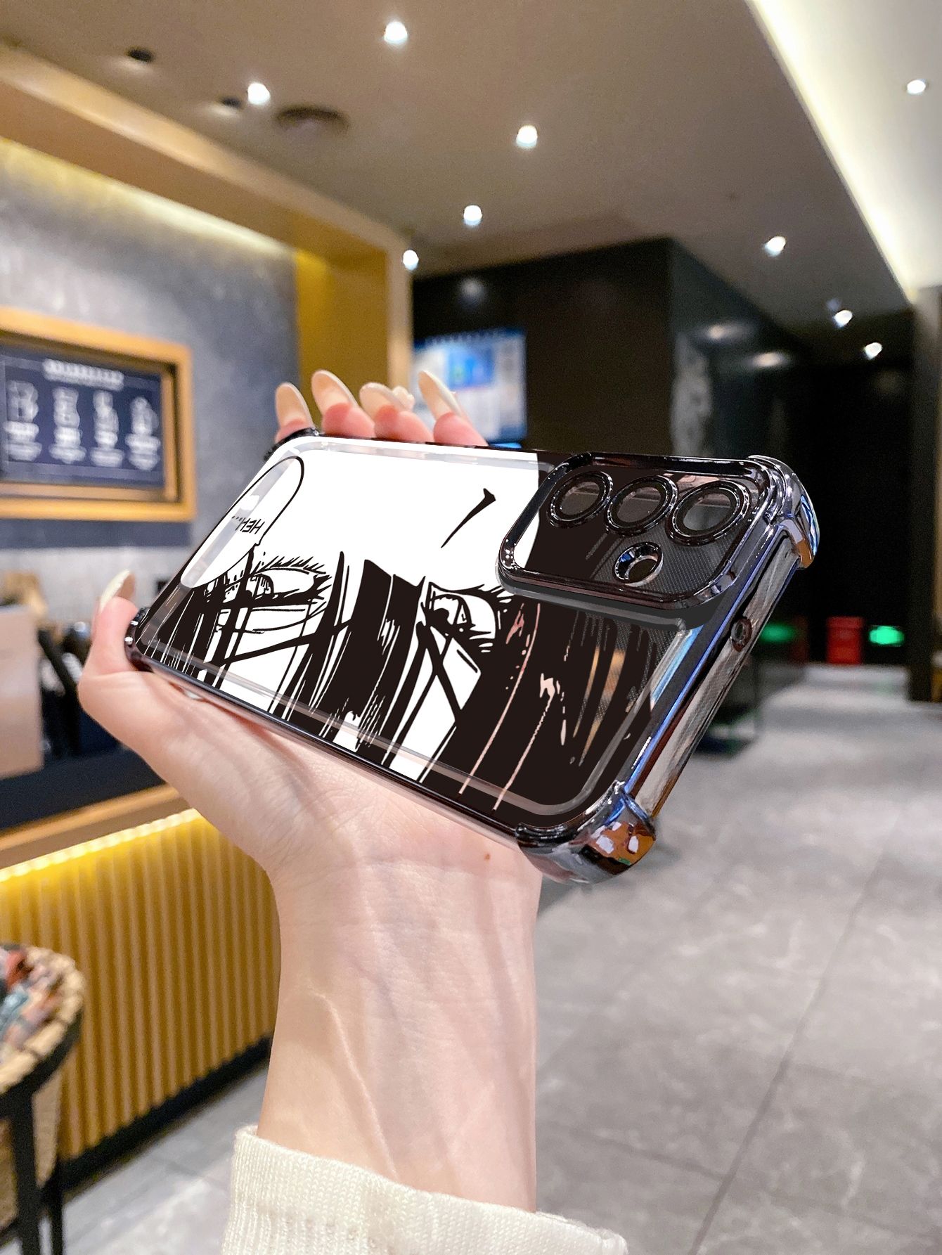 For OPPO A3X A2 Pro A1 A60 A18 A38 A17 A16 A57 A77 4G A59 A98 A78 A58 5G Demon Slayer Kamado Nezuko Tanjirou Plating Frame Clear Phone Case Anti-shock Cover