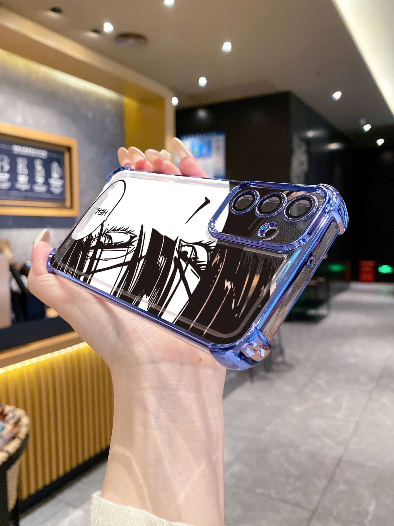 For OPPO A3X A2 Pro A1 A60 A18 A38 A17 A16 A57 A77 4G A59 A98 A78 A58 5G Demon Slayer Kamado Nezuko Tanjirou Plating Frame Clear Phone Case Anti-shock Cover