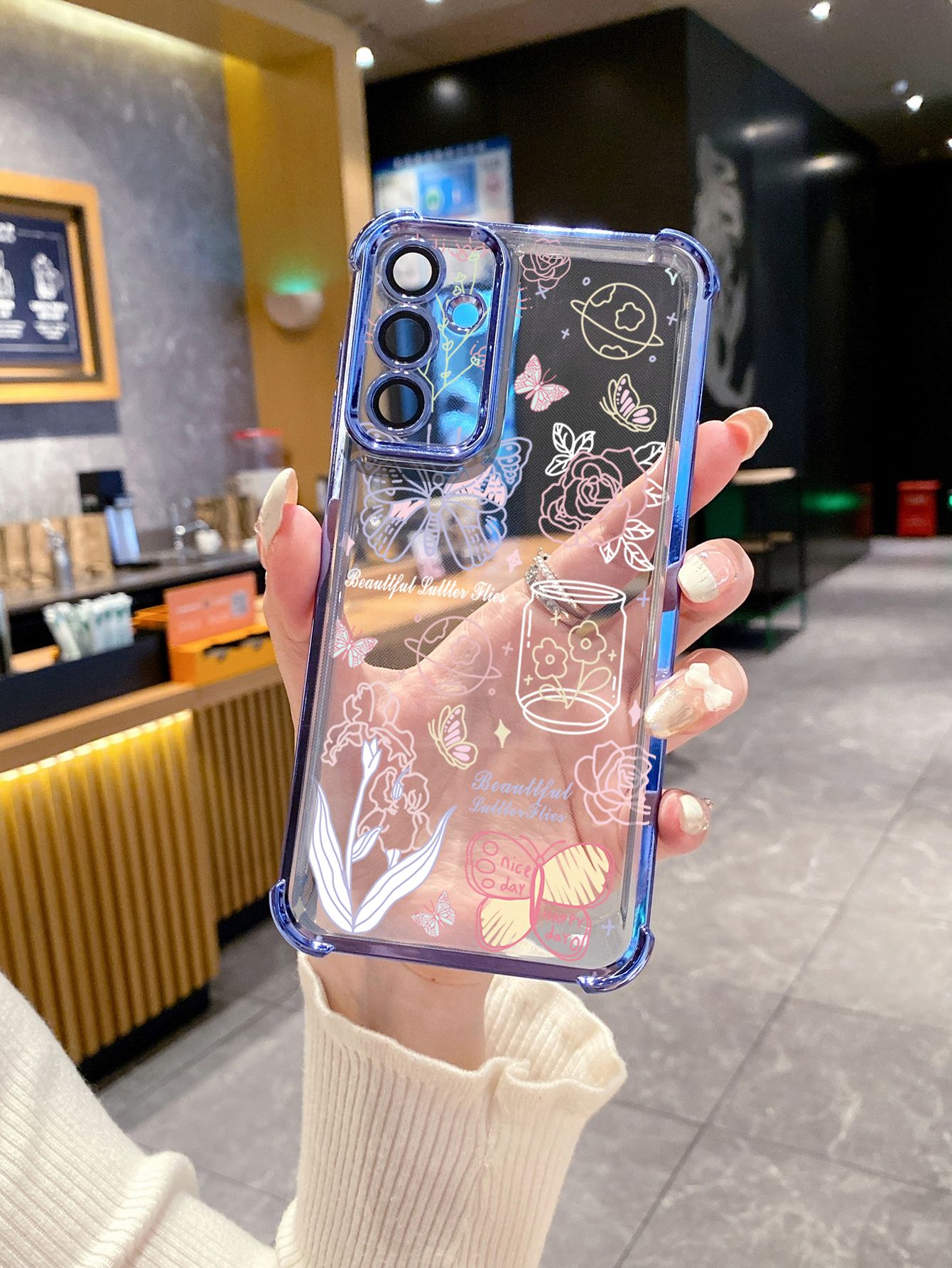 For Huawei Pura 70 Ultra Mate 60 70 Pro Honor 300 200 X9A 90 Lite Butterfly Plating Frame Clear Phone Case Anti-shock Cover