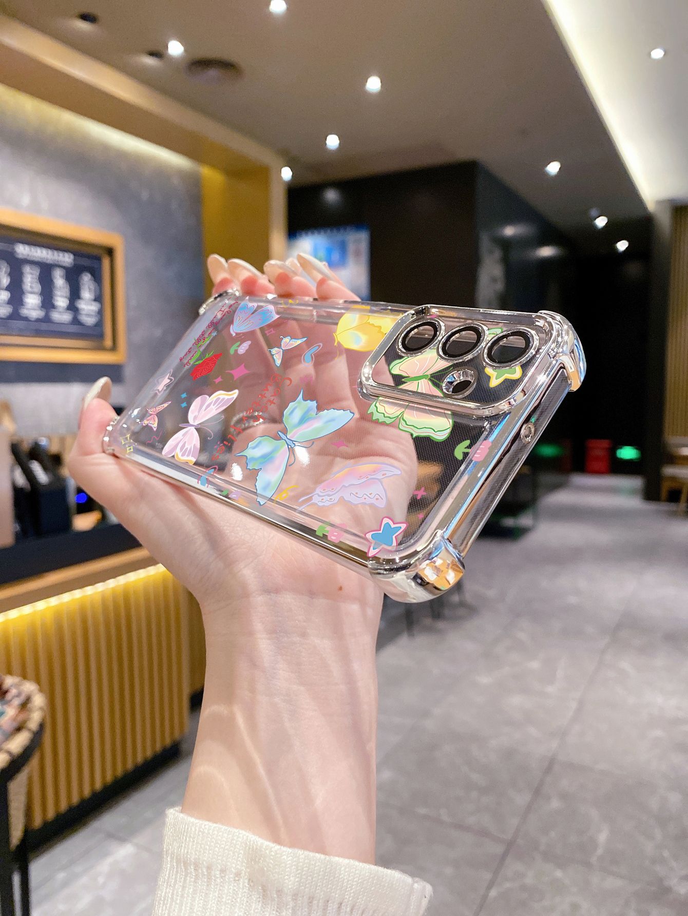 For Huawei Pura 70 Ultra Mate 60 70 Pro Honor 300 200 X9A 90 Lite Butterfly Plating Frame Clear Phone Case Anti-shock Cover