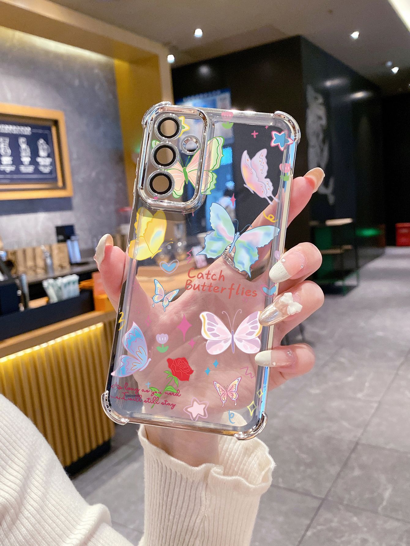 For Huawei Pura 70 Ultra Mate 60 70 Pro Honor 300 200 X9A 90 Lite Butterfly Plating Frame Clear Phone Case Anti-shock Cover