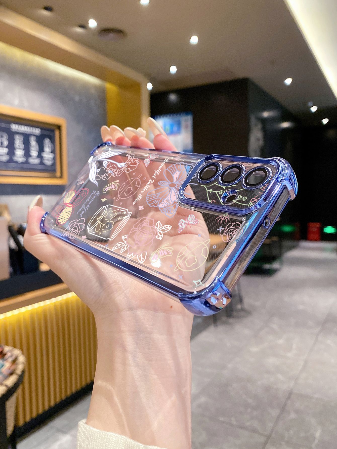 For Huawei Pura 70 Ultra Mate 60 70 Pro Honor 300 200 X9A 90 Lite Butterfly Plating Frame Clear Phone Case Anti-shock Cover