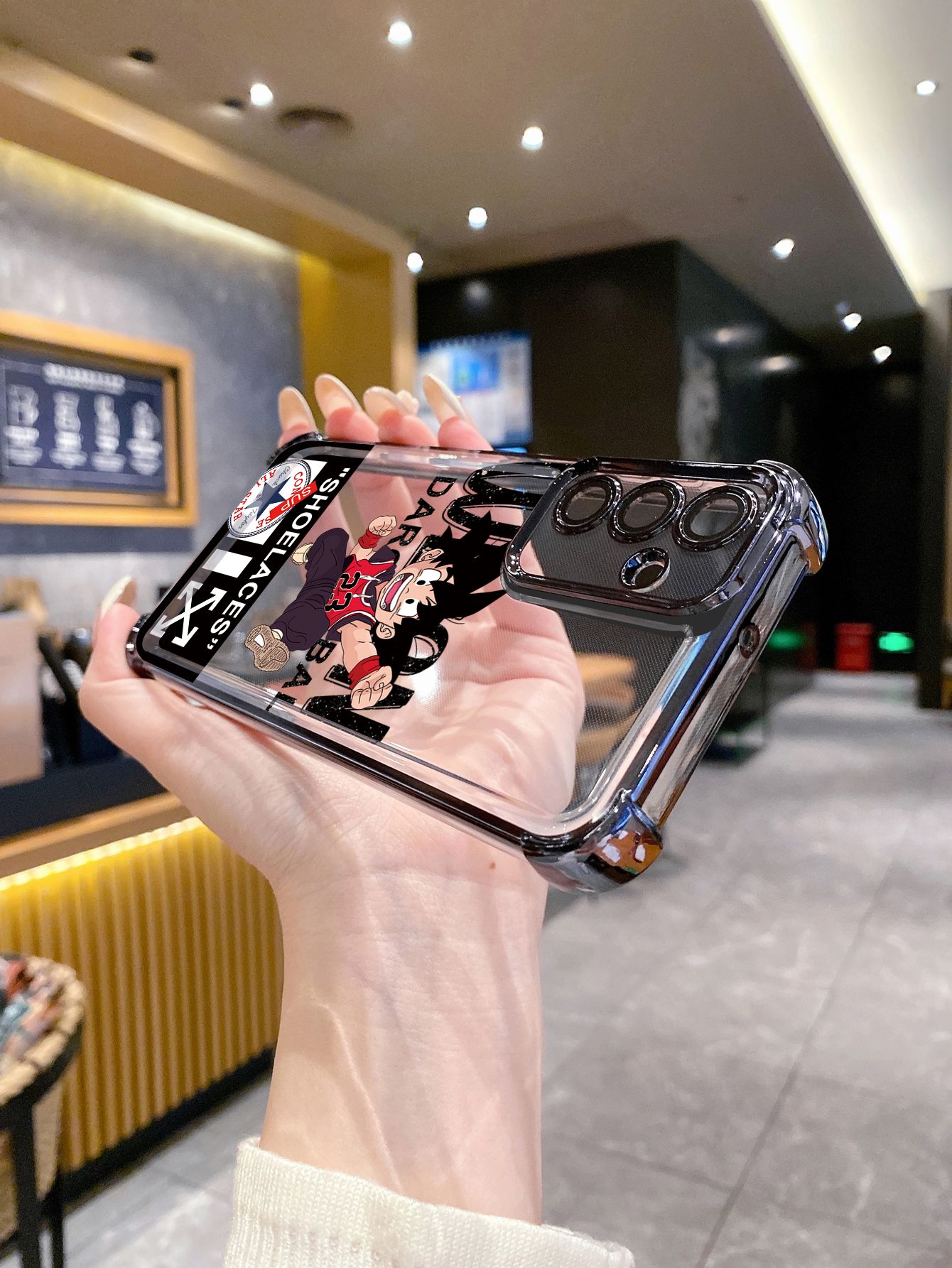 For Huawei Pura 70 Ultra Mate 60 70 Pro Honor 300 200 X9A 90 Lite DragonBallWukong Plating Frame Clear Phone Case Anti-shock Cover