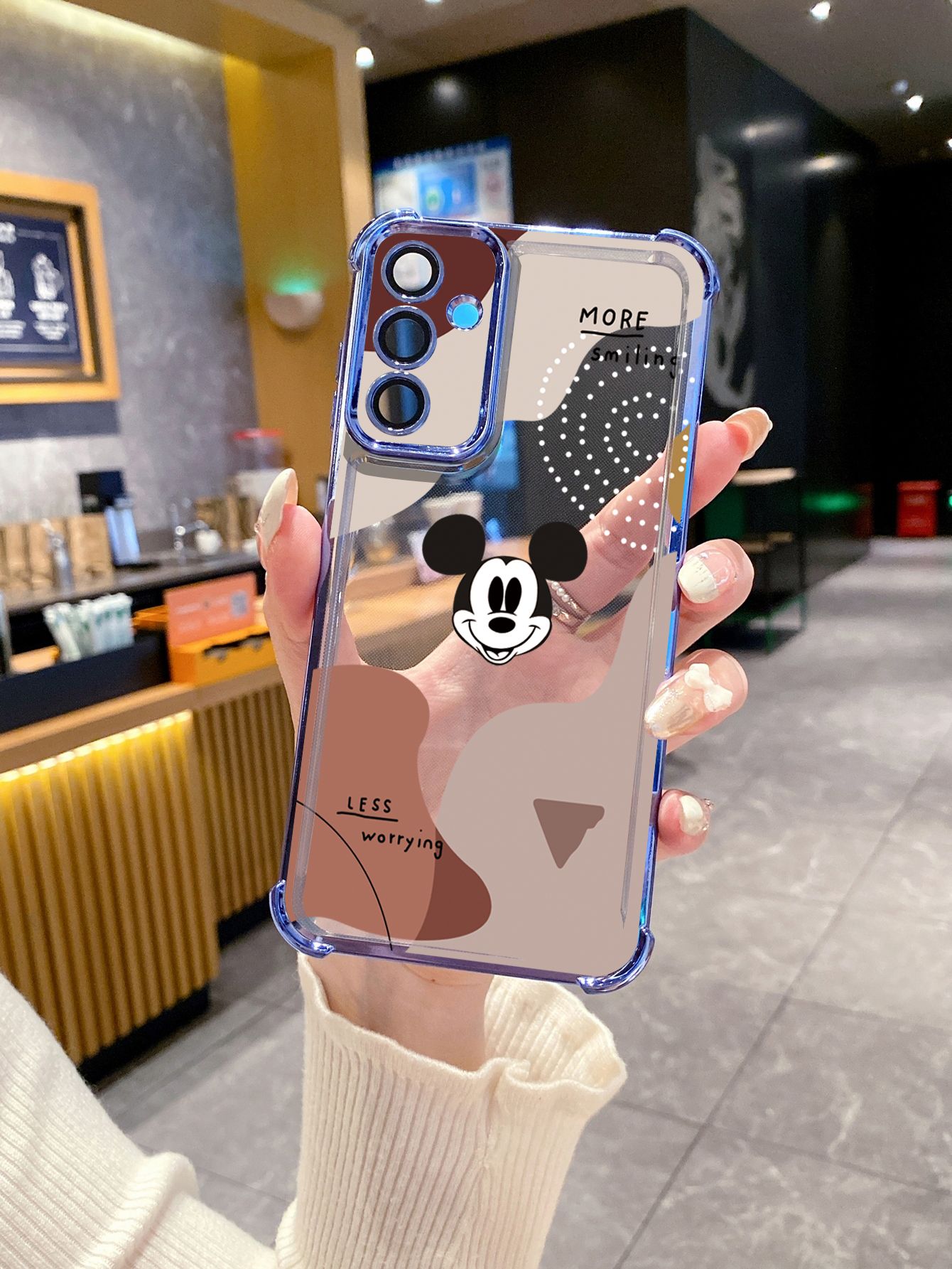 For Huawei Pura 70 Ultra Mate 60 70 Pro Honor 300 200 X9A 90 Lite Retro Mickey Plating Frame Clear Phone Case Anti-shock Cover