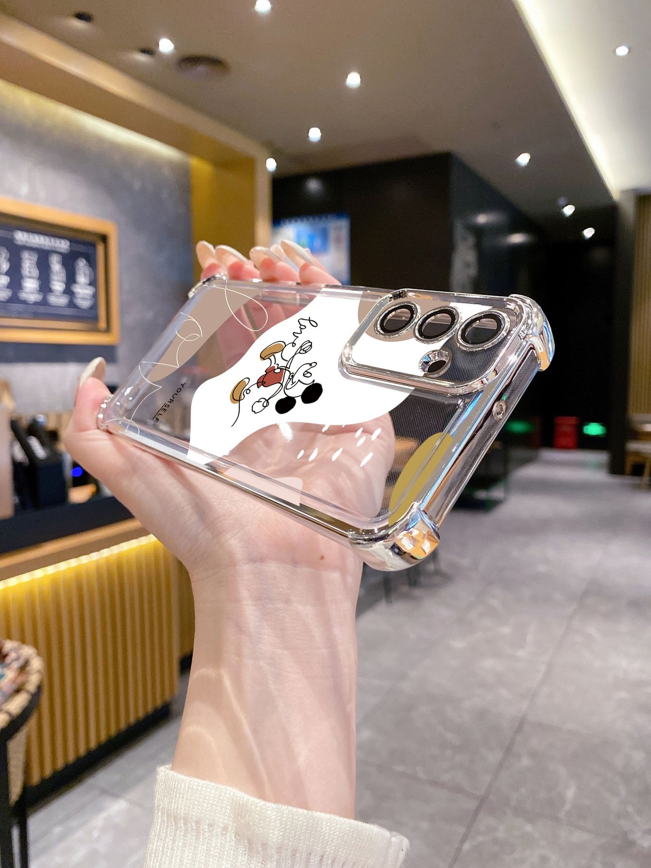 For Huawei Pura 70 Ultra Mate 60 70 Pro Honor 300 200 X9A 90 Lite Retro Mickey Plating Frame Clear Phone Case Anti-shock Cover